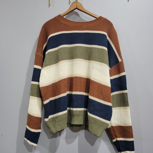 Cupshe Striped Sweater Womens Medium - Picture 1 of 7
